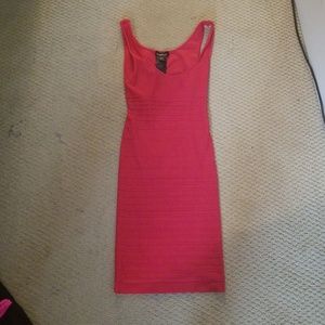 Red Bebe bodycon dress